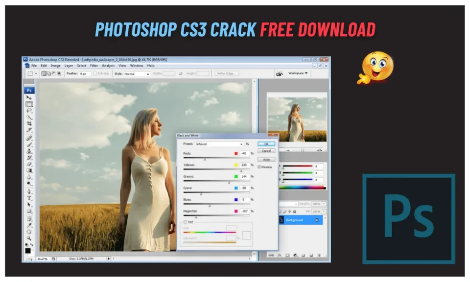 Photoshop cs3 crack free download