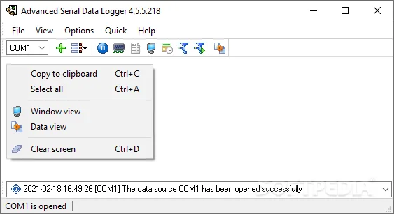 Advanced Serial Data Logger 5.1.7 build 721 Download
