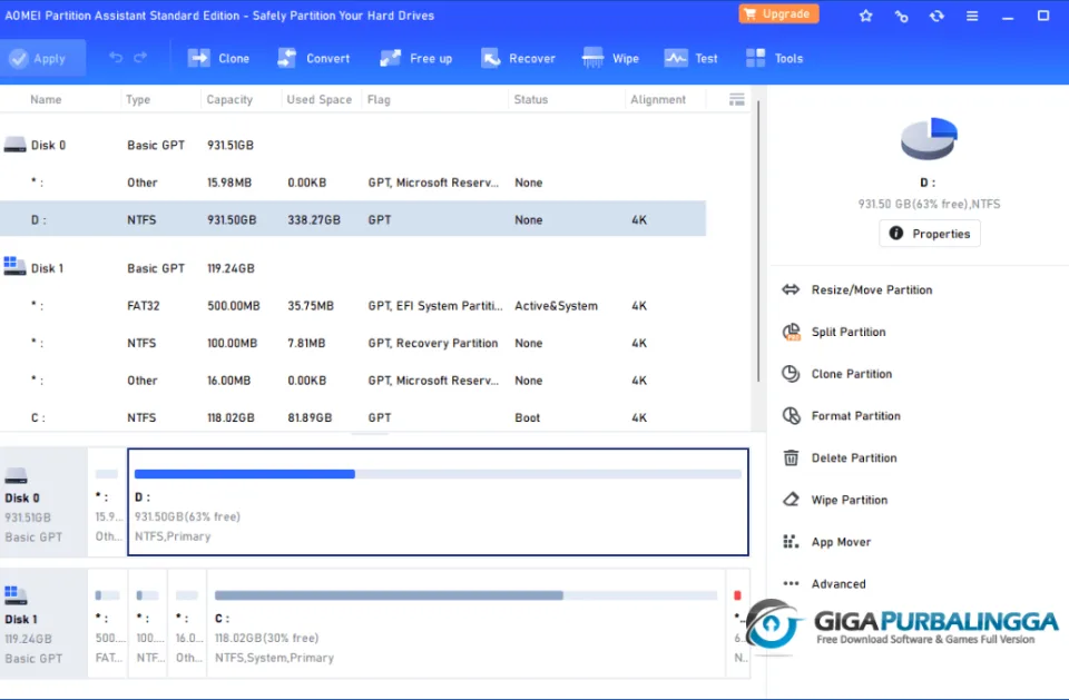 AOMEI Partition Assistant Full Version Download