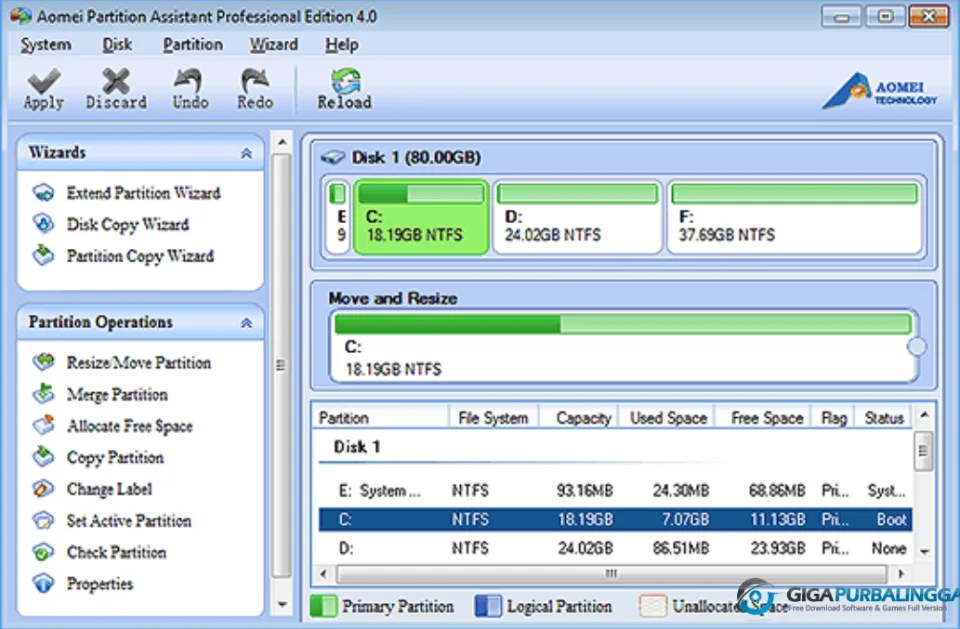 AOMEI Partition Assistant Download Gigapurbalingga