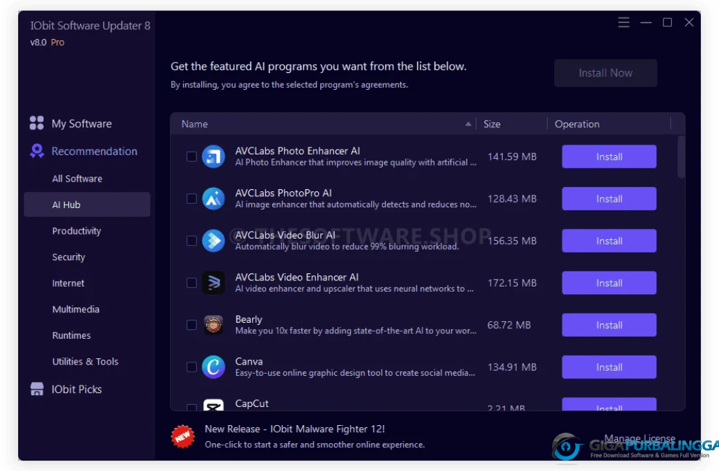 IObit Software Updater Pro Download Gigapurbalingga