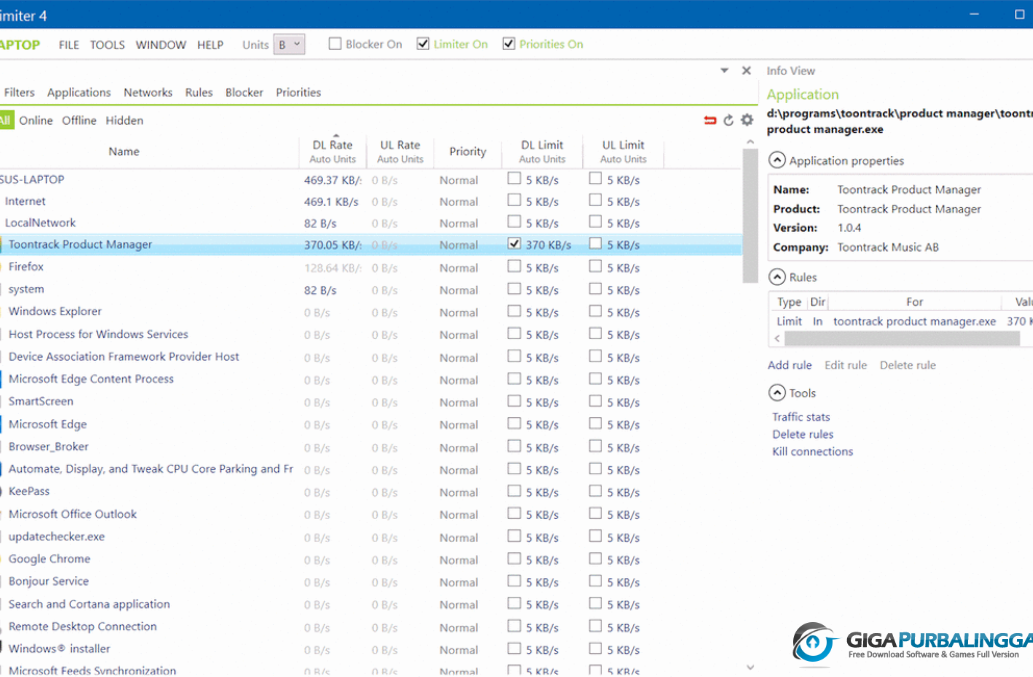 NetLimiter Pro Download Gigapurbalingga
